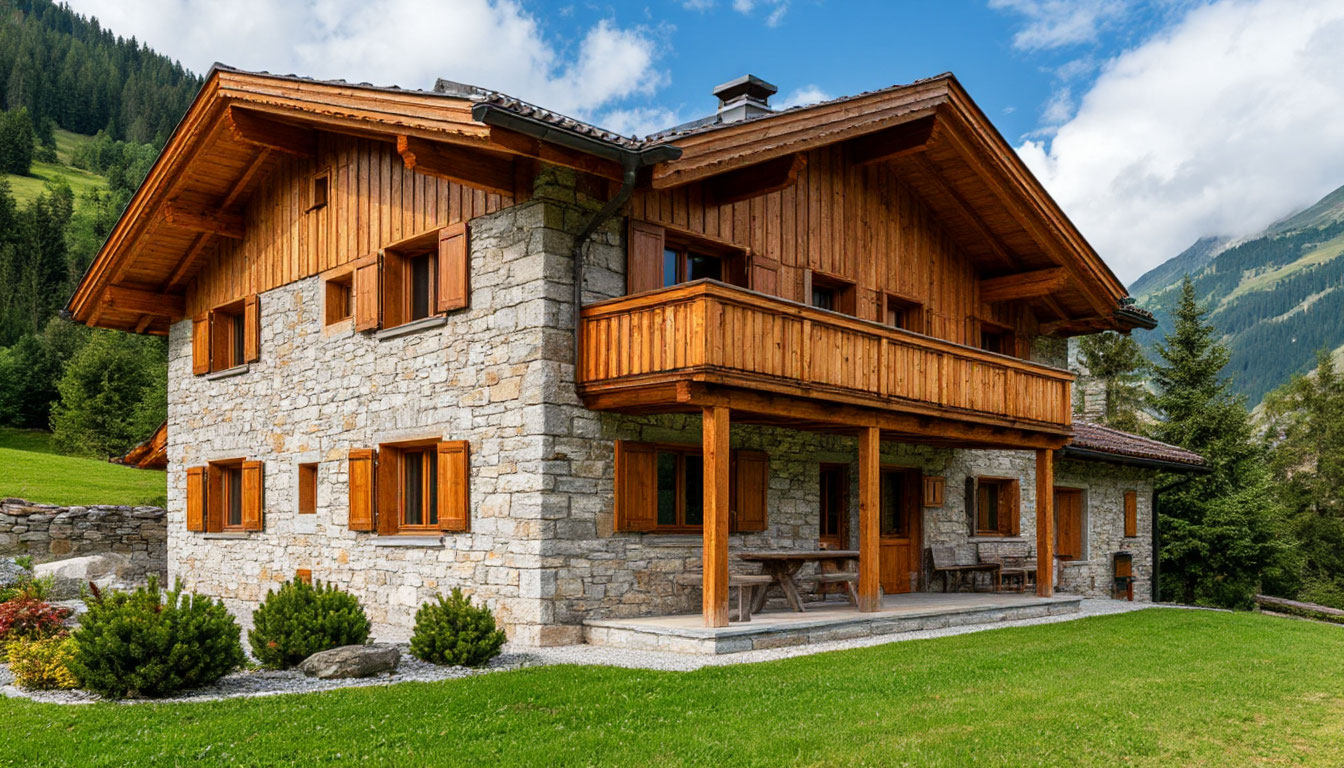 Минимум штукатурки на фасаде